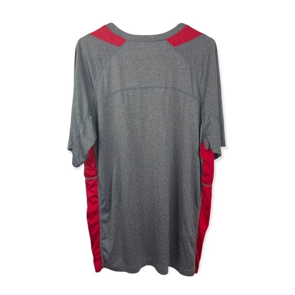 Louisville Cardinals Red Color Block Men’s Crew Neck Shirt - Picture 3 of 9